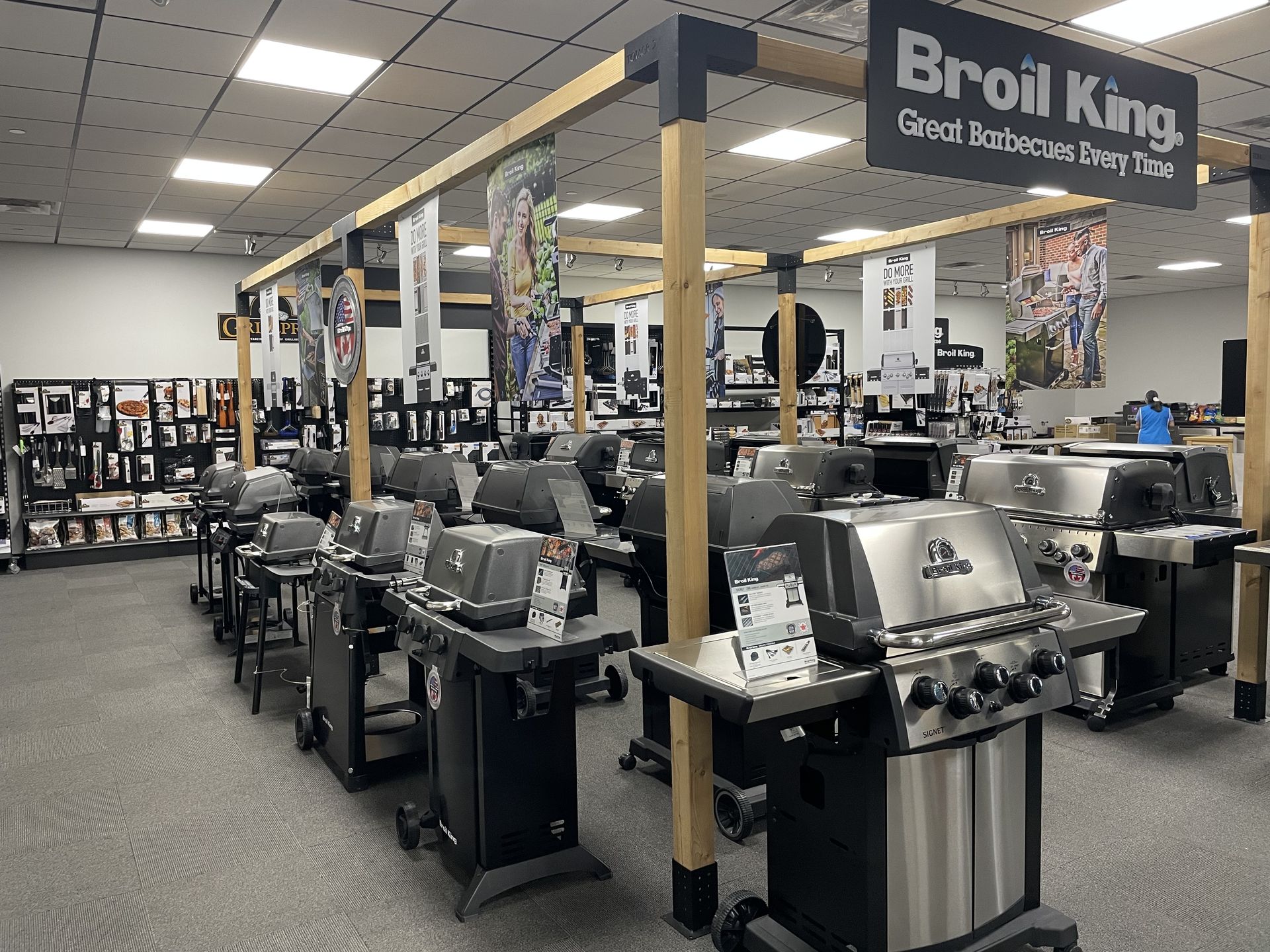 Broil King Showroom at the manufacturing plant in Waterloo, Canada