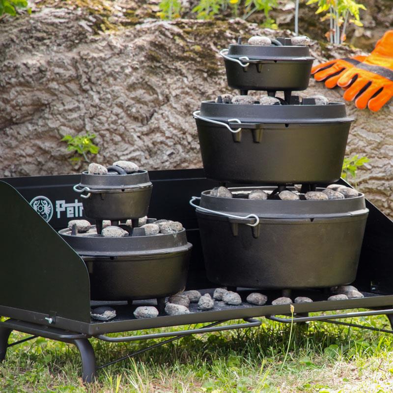 Petromax table with Dutch Oven in different sizes