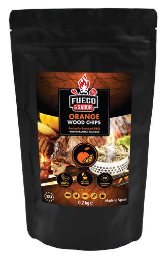 [Fuego-F&S_N3-01-0.2K] Fuego Orange Wood Smoking Chips n°3, 200Gr