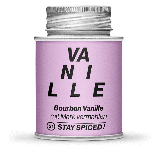[StaySpiced-58101xM] Bourbon Vanille gemahlen,170ml Schraubdose
