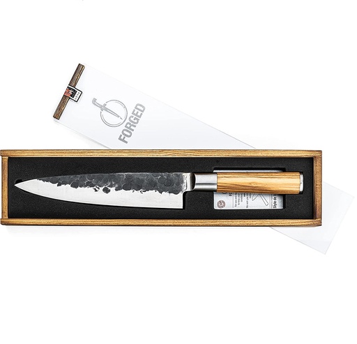 [SDV-OliveKoksmes] Forged Olive Chef´s Knife