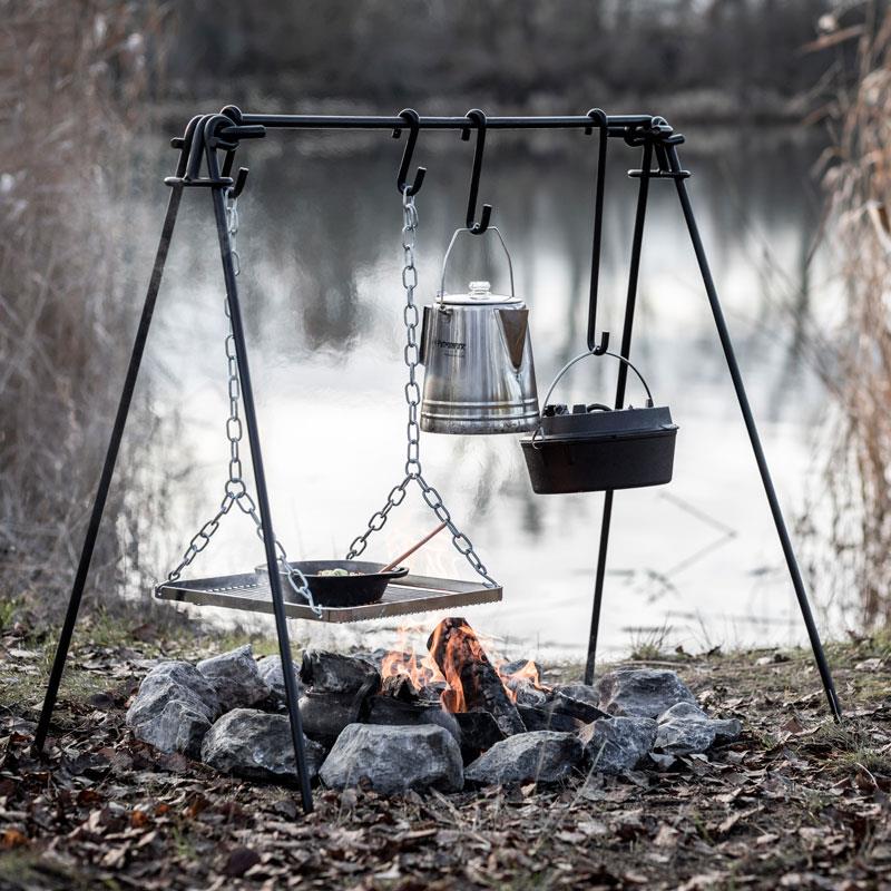 Petromax pont de chauffe avec Dutch Oven, Perkomax et gril de rôtissage