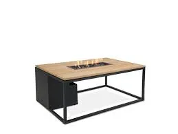 Cosiloft 120 Black Frame / teak Top