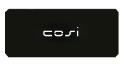 Cosi table plate glass set straight