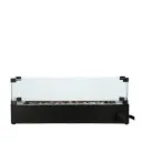Cosiburner Build up black incl. glass