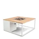Cosiloft 100 white frame / teak top
