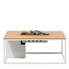 Cosiloft 120 white frame / teak top