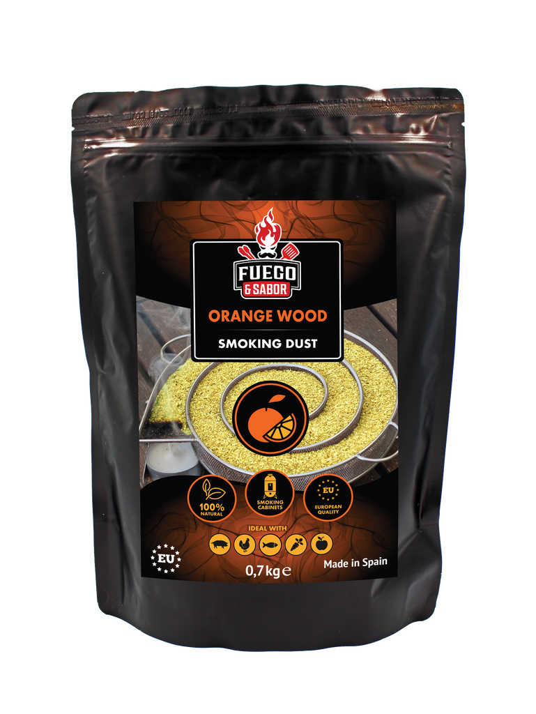 [Fuego-F&S_N1-01-0.7K] Fuego Orange Wood Smoking Dust Nº1, 700Gr