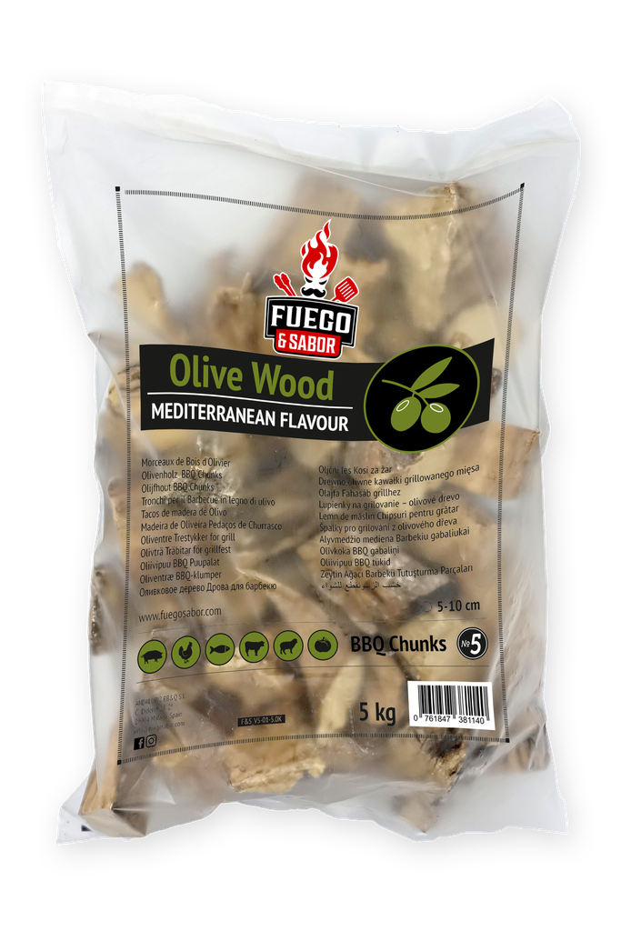 Fuego Olive Wood Chunks No5, 1.5 kg