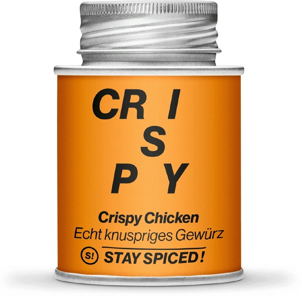 Crispy Chicken - Echt knuspriges Gewürz, 170ml Schraubdose