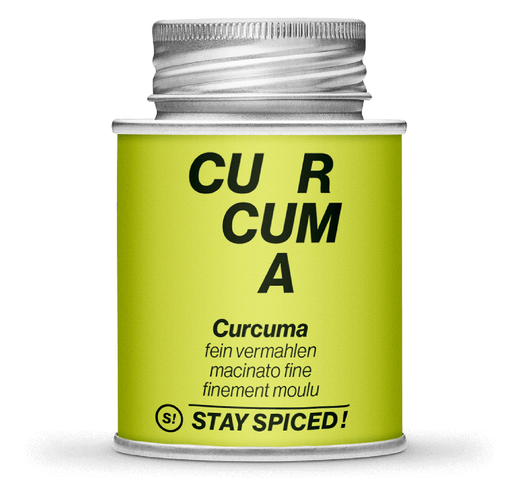 Curcuma - Gelbwurz - gemahlen, 170ml Schraubdose