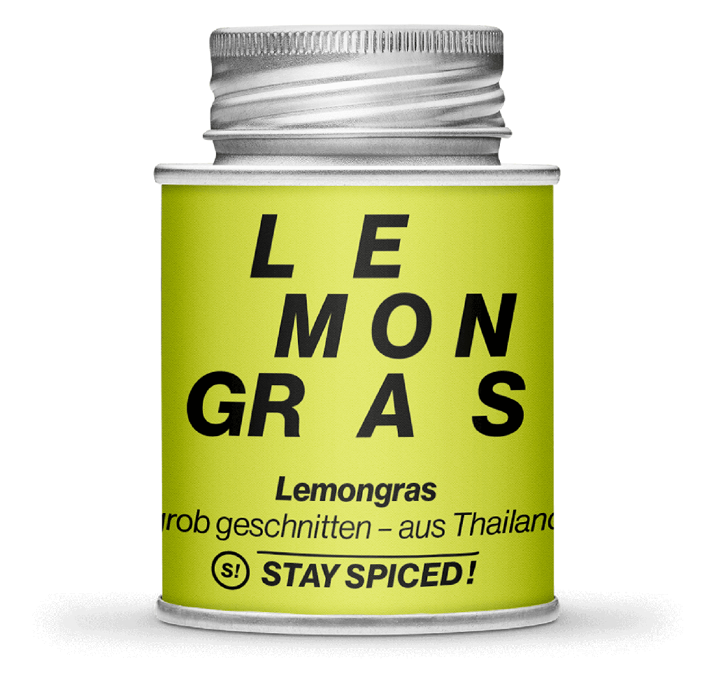 Lemongras - Zitronengras - grob-geschnitten - thailändisch, 170ml Schraubdose