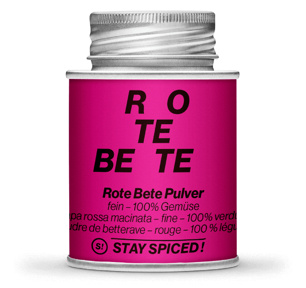 [StaySpiced-73004xM] Rote Bete Pulver, fein, 170ml Schraubdose