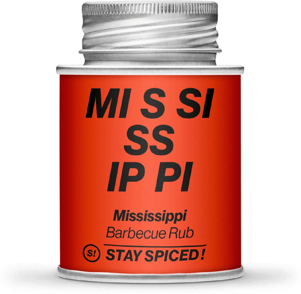 Mississippi - Barbecue Rub, 170ml Schraubdose