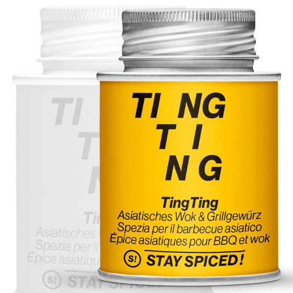 TingTing - Asiatisches Wok & Grillgewürz, 170ml Schraubdose