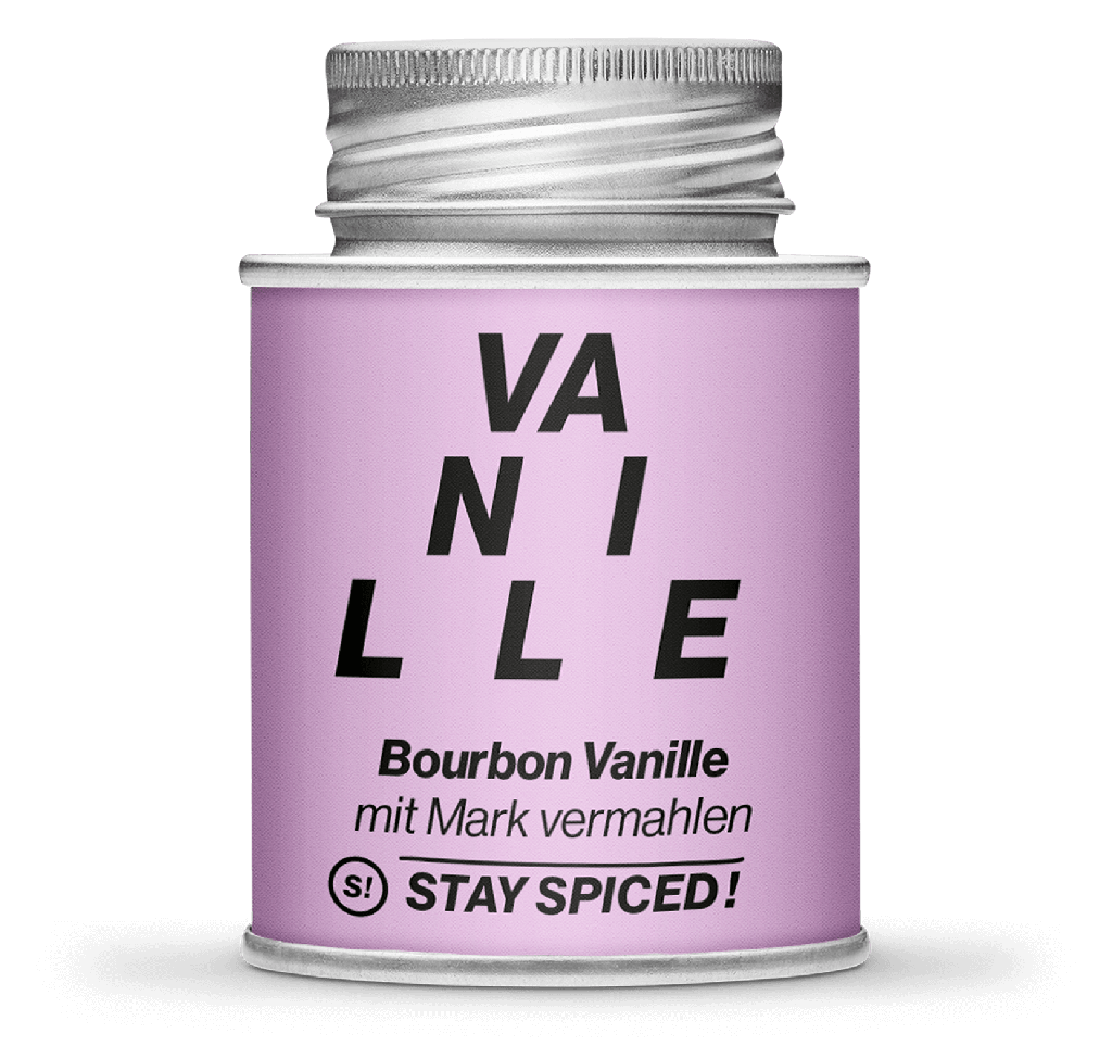 [StaySpiced-58101xM] Bourbon Vanille gemahlen,170ml Schraubdose