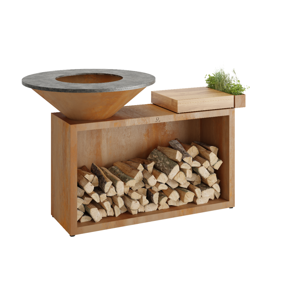 [Ofyr-OI3C100W] OFYR Island Corten 100 Bois de Teck