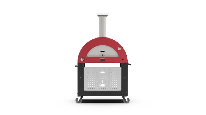 [AlfaForni-380BF-3P-NER] Alfa Base 3 Pizze