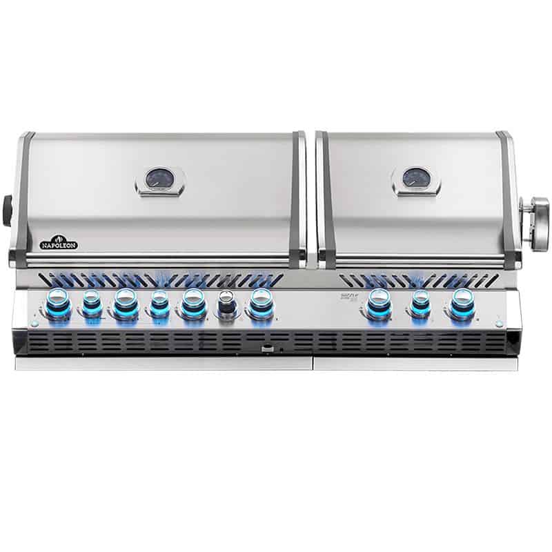 Prestige Pro 825, acier inoxydable, encastrable, rôtissoire incluse