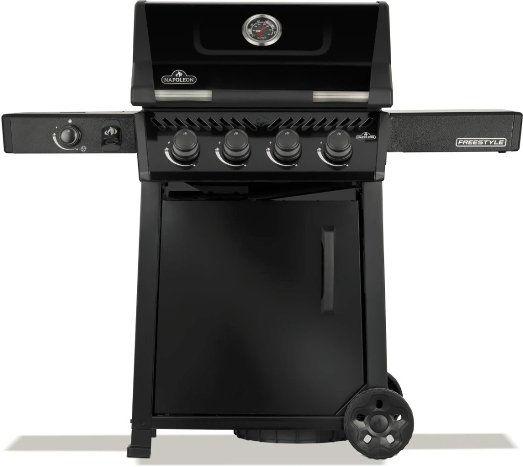 Napoleon Freestyle™ 425, 4 burners, side burner and door, black 