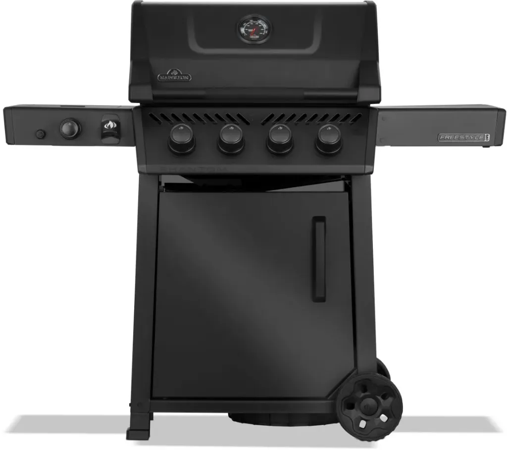 [Napoleon-FP425DSIBPK-1-NL-PHM] Napoleon Phantom Freestyle™ PRO 425,stainless steel grids and door , mate black