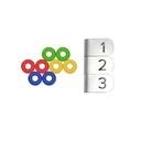 ChefsTemp O-Ring 8 Pieces 4 Colors and Probe Number Clips Set for Original ProTemp Plus Probe