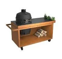 OFYR Kamado Table Corten 150 PRO+ Corten Ceramic Dark