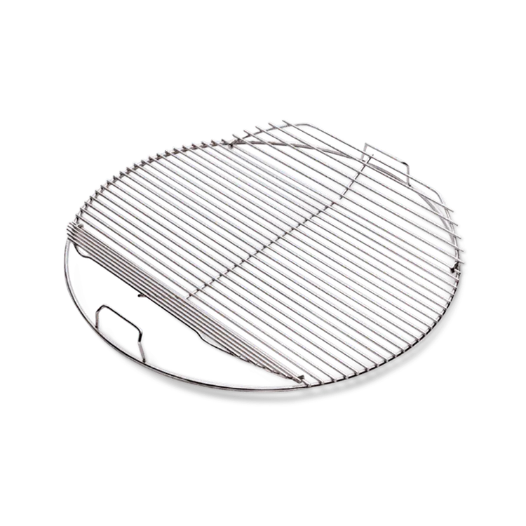 [Weber-7437] Weber Grille de cuisson pour barbecues à charbon de 57 cm, articulé, inox