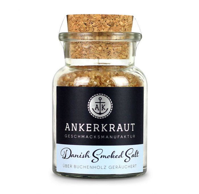 Danish Smoked Salt, 160g im Korkenglas
