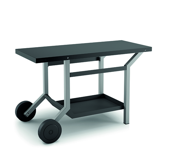 Forge adour Table roulante Noir/Gris Acier