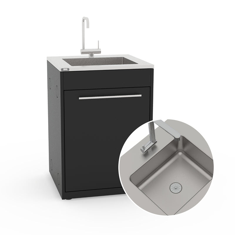 BBQ-Kitchen-Washing Module (incl. sink & tap)