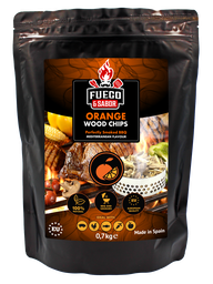 [Fuego-F&S_N3-01-0.7K] Fuego Orange Wood Smoking Chips n°3, 700Gr