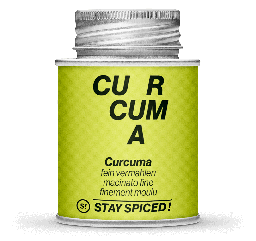[StaySpiced-50114xM] Curcuma - Gelbwurz - gemahlen, 170ml Schraubdose