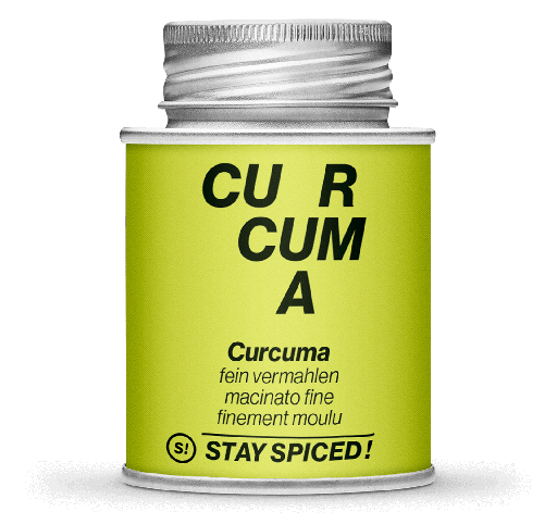 [StaySpiced-50114xM] Curcuma - Gelbwurz - gemahlen, 170ml Schraubdose