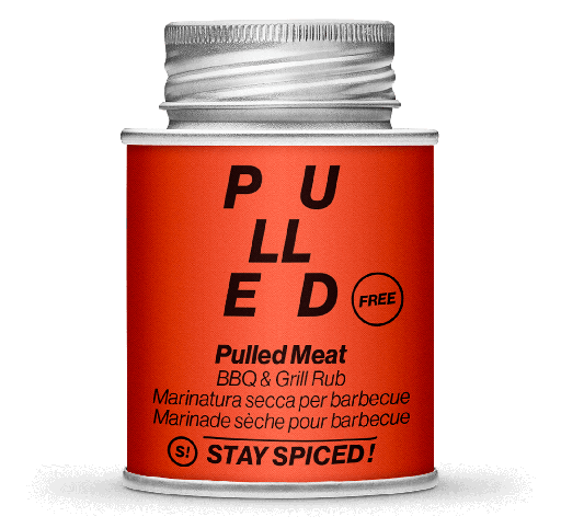 [StaySpiced-62021xM] FREE Pulled Meat , 170ml Schraubdose