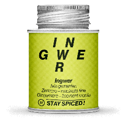 [StaySpiced-50122xM] Ingwer gemahlen, 170ml Schraubdose