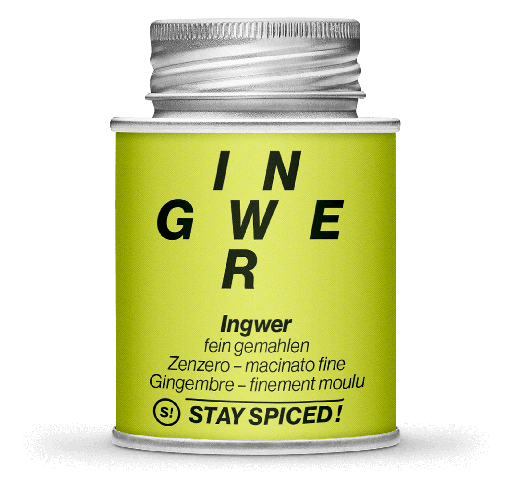 [StaySpiced-50122xM] Ingwer gemahlen, 170ml Schraubdose