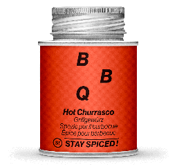 [StaySpiced-61007xM] Hot Churrasco Grillgewürz, 170ml Schraubdose