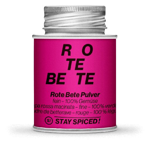 [StaySpiced-73004xM] Rote Bete Pulver, fein, 170ml Schraubdose