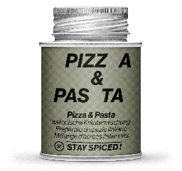 [StaySpiced-63011xM] Pizza & Pasta Kräuter, 170ml Schraubdose