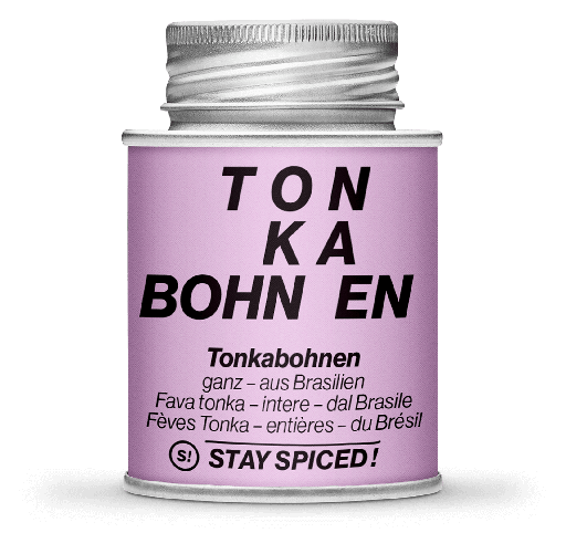 [StaySpiced-50194xM] Tonkabohnen ganz - Brasilien - 170ml Schraubdose