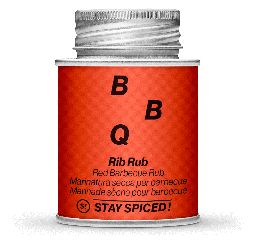 [StaySpiced-61017xM] Rib Rub - Red Barbecue Rub 170ml Schraubdose
