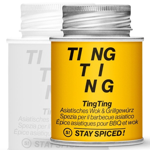[StaySpiced-62027xM] TingTing - Asiatisches Wok & Grillgewürz, 170ml Schraubdose
