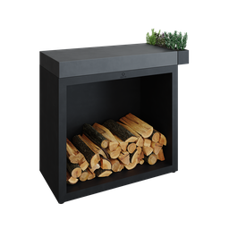 [Ofyr-BBSB-90-CD] OFYR Butcher Block Storage 90 Black Céramique Gris Anthracite
