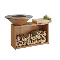 [Ofyr-OI-100-TW] OFYR Island Corten 100 Bois de Teck
