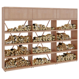[Ofyr-WS-300] OFYR Wood Storage Corten 300