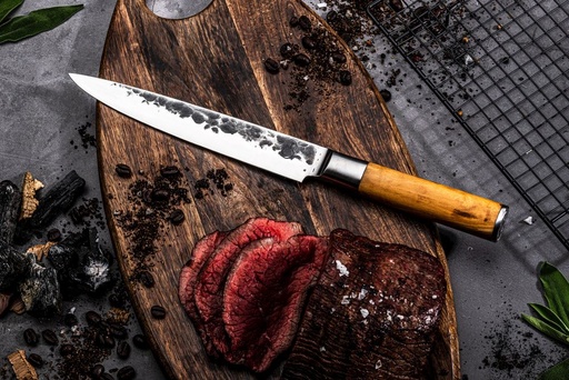 [SDV-OliveVlees] Forged Olive Carving Knife