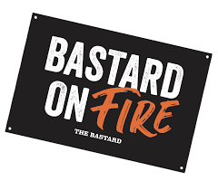 [TheBastard-BB605] The Bastard Man Cave Plate 'Bastard on fire'