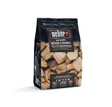 [Weber-17619] Weber® Gros morceaux de bois de fumage  1,5 kg, Hickory