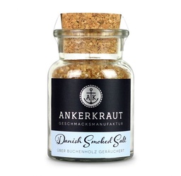 [Ankerkraut-4260347894359] Danish Smoked Salt, 160g im Korkenglas